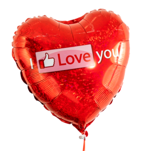 בלון הליום I LOVE YOU