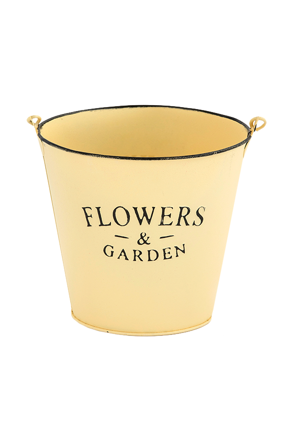 דלי פח שמנת FLOWERS 30 שח_