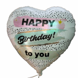 בלון הליום Happy Birthday