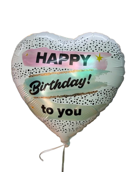 בלון הליום Happy Birthday